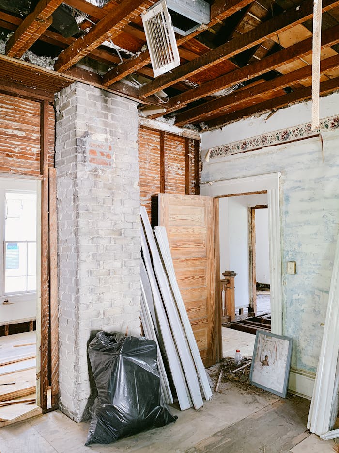 Interior of a Building during Renovations